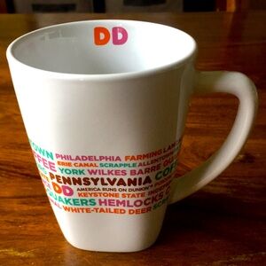 FINAL PRICE! Dunkin Donuts Collectible Coffee Mug Pennsylvania 2016